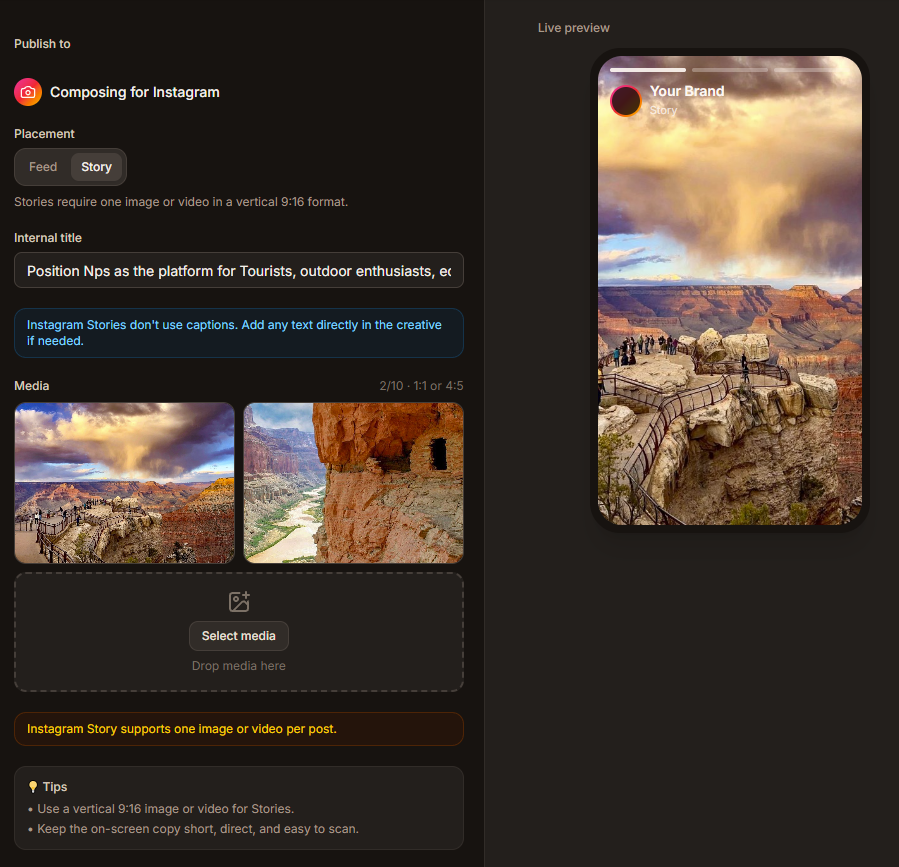 Advanza content composer
