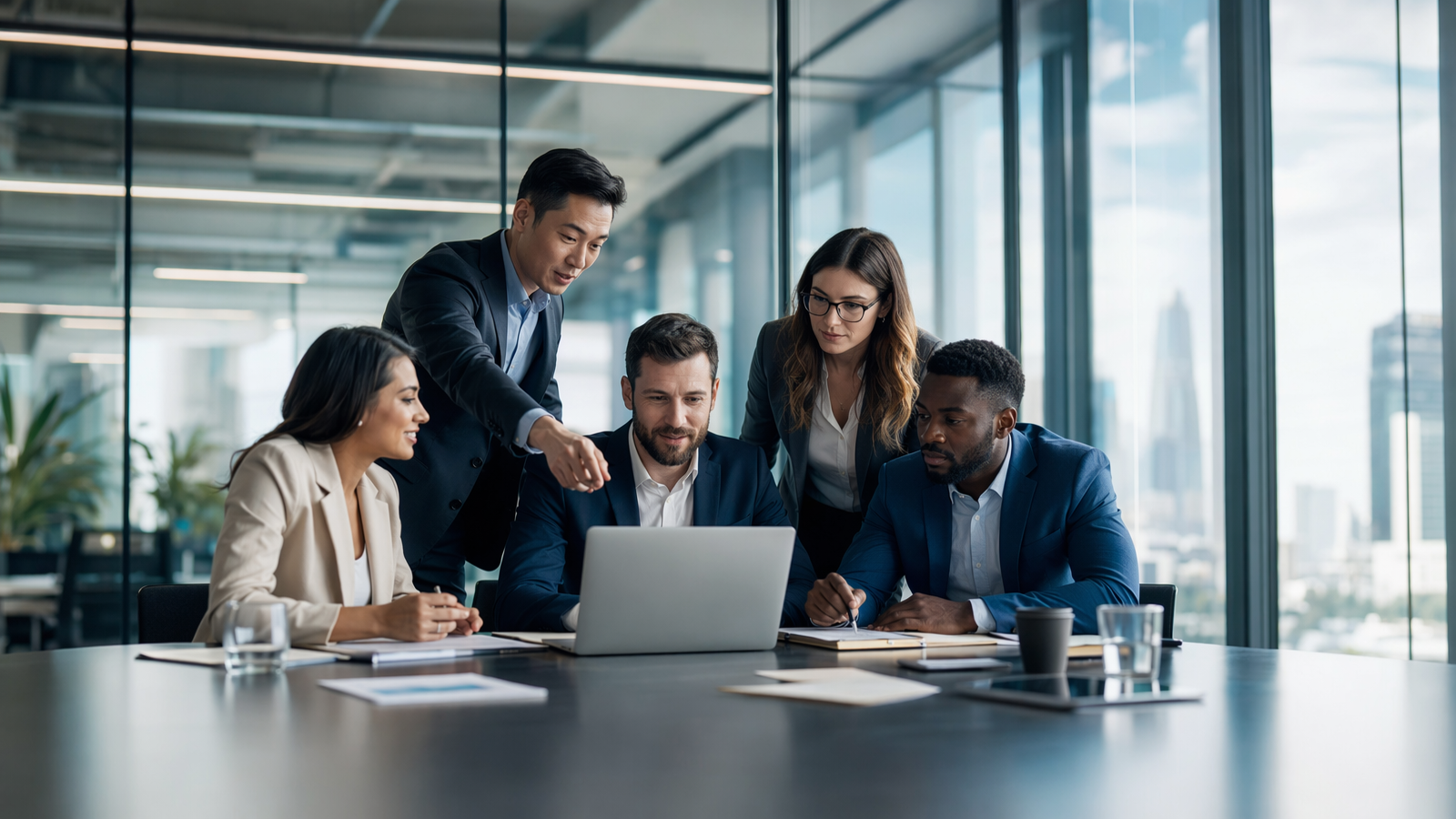 Enterprise team working in Advanza